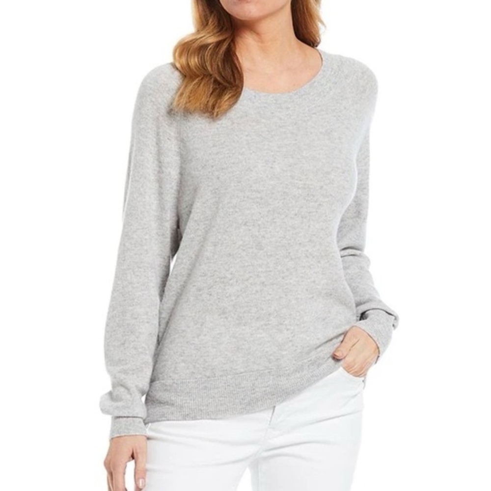 Banana Republic Italian Wool Cashmere Blend Pullover Sweater Y2K Metallic Large